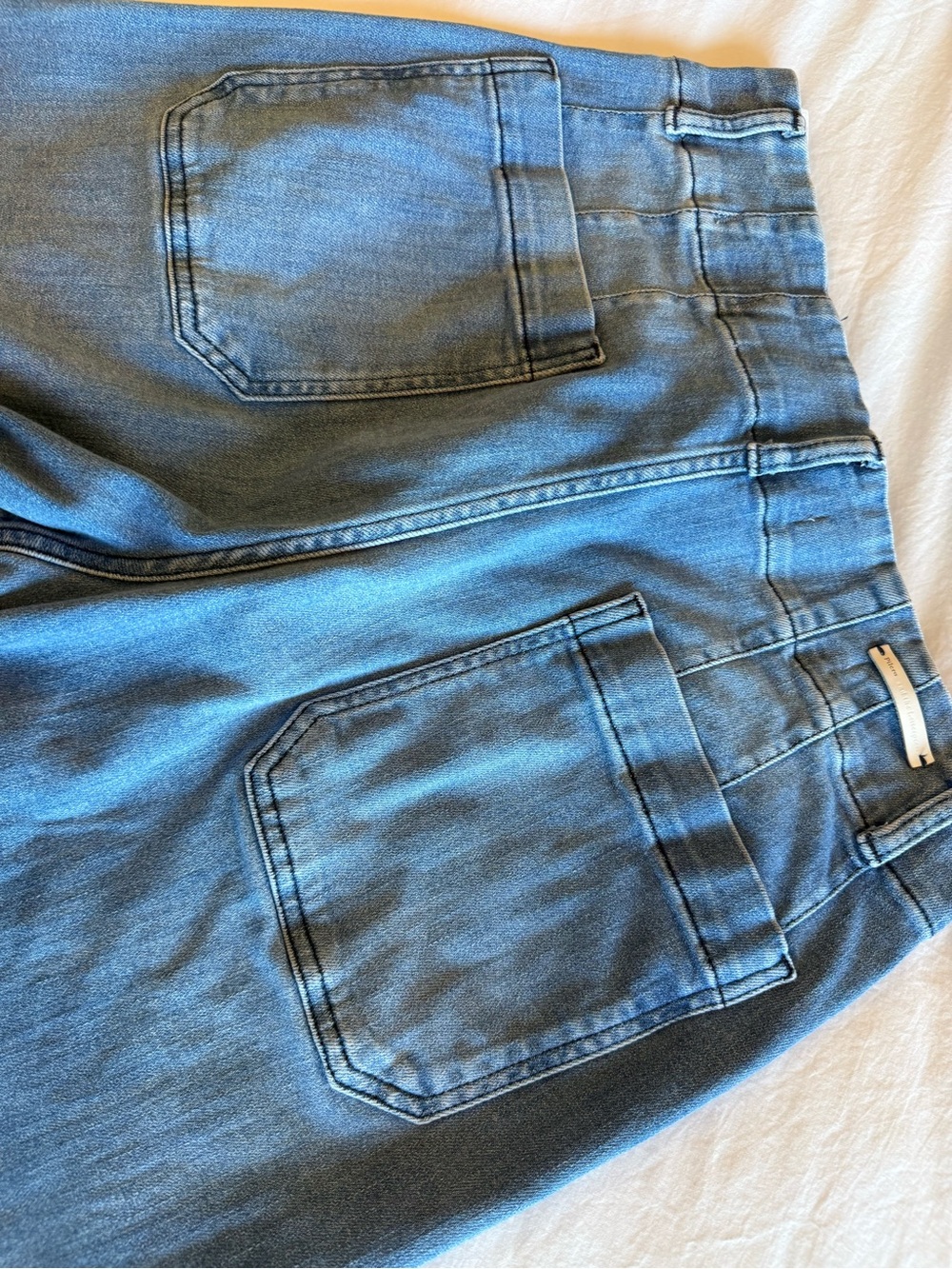 Pilcro and the Letterpress Light Blue Stretch Wide-Leg Jeans. Size:30 - Picture 11 of 12
